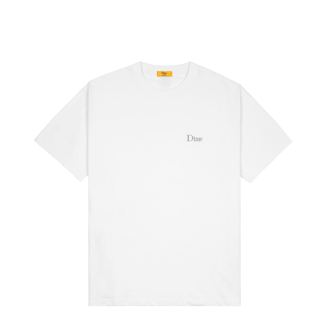 Dime - Classic Small Logo T-Shirt in White