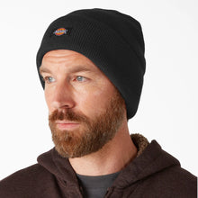 Load image into Gallery viewer, Dickies - Tall Cuff Beanie in Black
