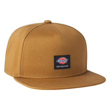 Load image into Gallery viewer, Dickies - Skateboarding Mid Flat Brim Pro Cap in Brown Duck
