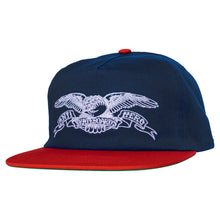 Load image into Gallery viewer, Anti-Hero - Basic Eagle Snapback in Navy/Red
