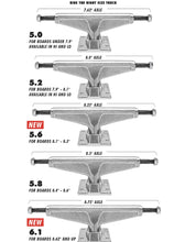 Load image into Gallery viewer, Venture - Polished V-Hollow High Trucks in Assorted Sizes
