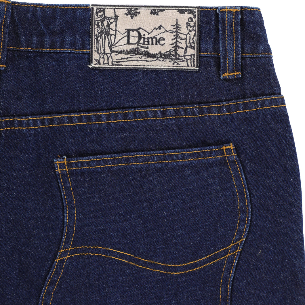 Dime - Classic Relaxed Denim Pants in Indigo
