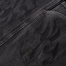 Load image into Gallery viewer, Dime - Flamepuzz Relaxed Denim Pants in Black Washed

