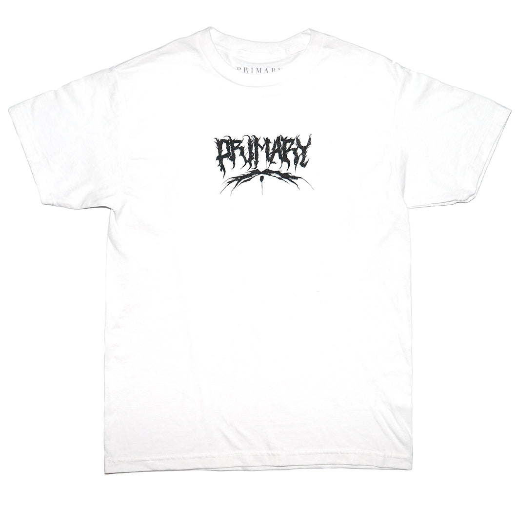 Primary Skateboards - Gutter T-Shirt in White