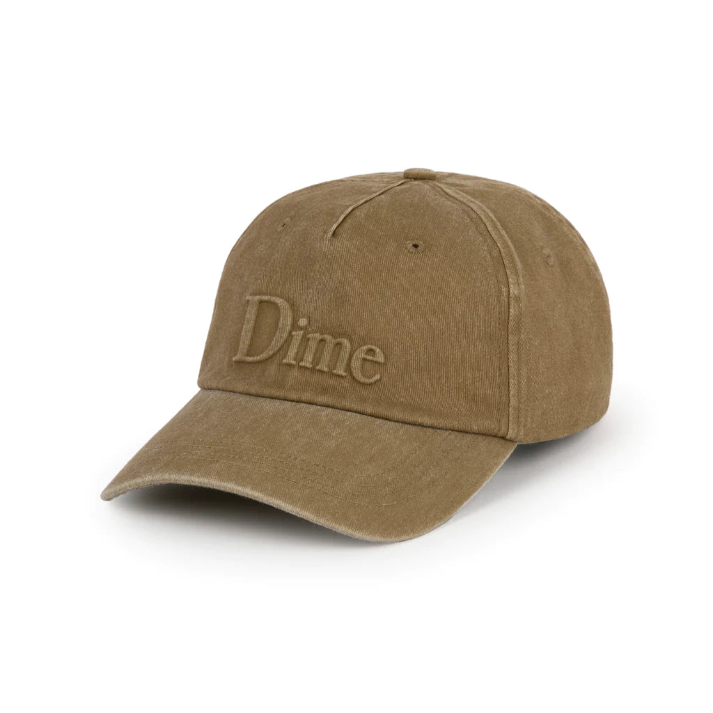 Dime - Classic Embossed Uniform Cap in Gold Washed