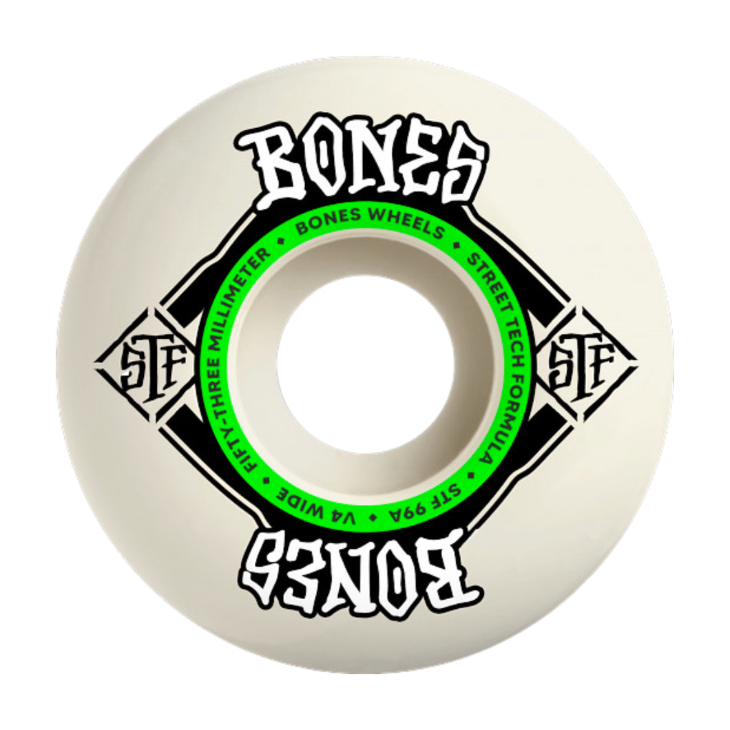 Bones - STF V4 Widecuts 99A Wheels in 54mm
