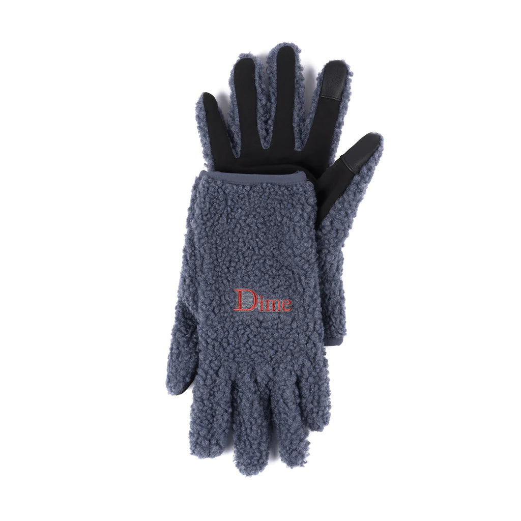 Dime - Classic Polar Fleece Gloves in Cool Gray