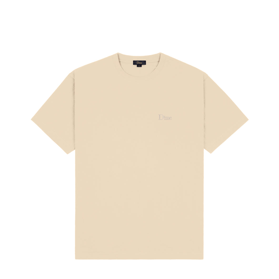 Dime - Classic Small Logo T-Shirt in Fog