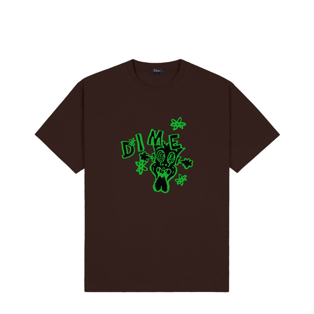 Dime - ISO T-Shirt in Deep Brown