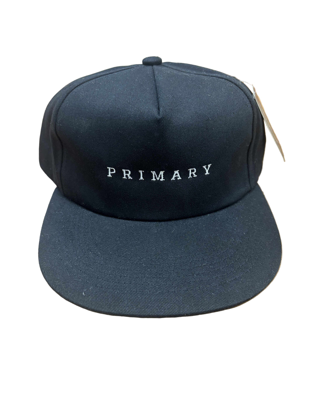 Primary - 3.0 Unstructured 5 Panel Flat Bill Cap in Black