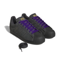 Load image into Gallery viewer, Adidas - Superstar ADV in Carbon/Carbon/Core Purple
