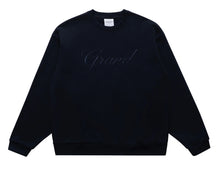 Load image into Gallery viewer, Grand Collection - Embroidered Crewneck in Midnight Navy
