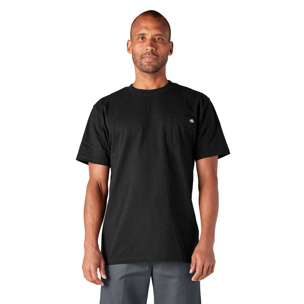Dickies - Heavyweight Short Sleeve Pocket T-Shirt in Black