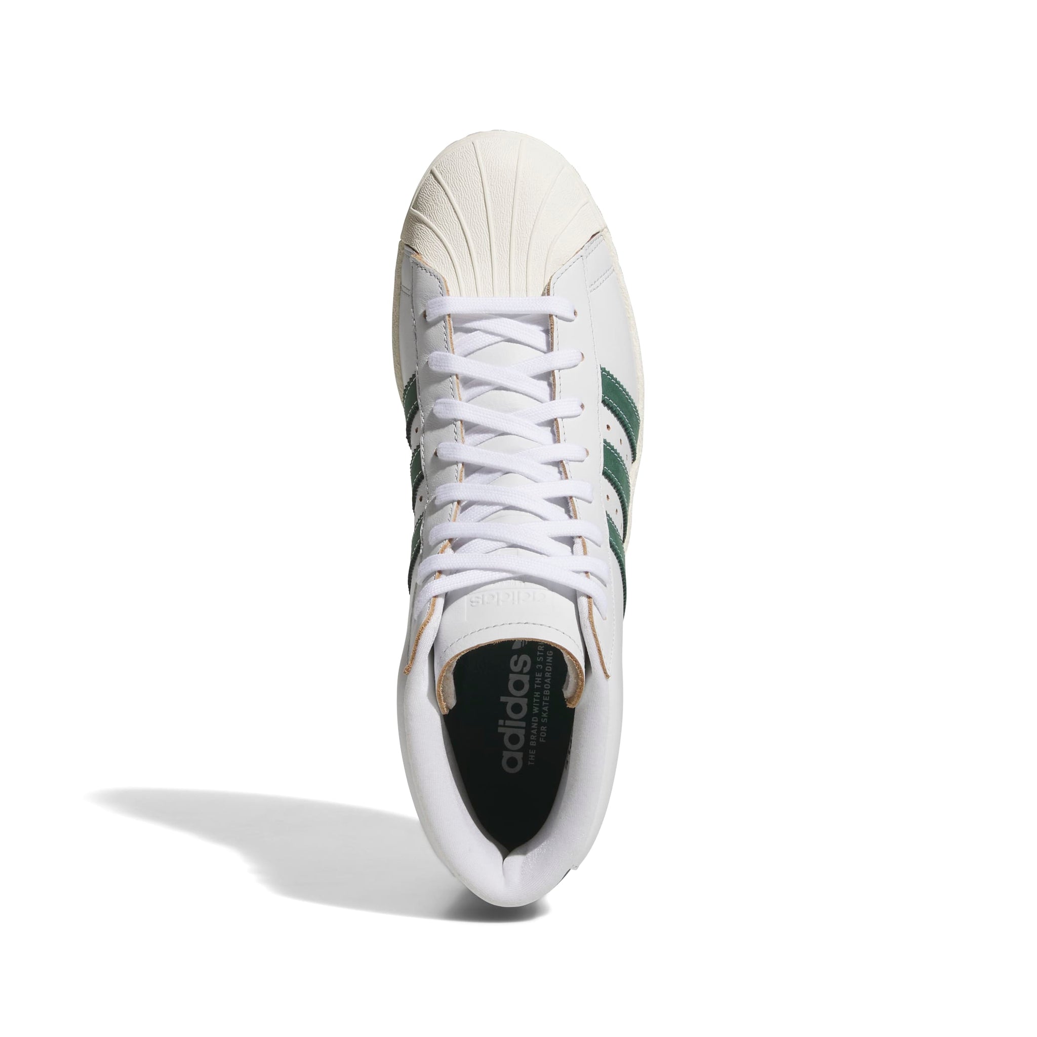 Adidas - Pro Model 80 ADV in Crystal White/Collegiate Green/Off