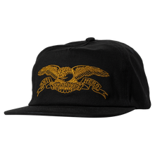 Load image into Gallery viewer, Anti-Hero - Basic Eagle Snapback in Black/Gold
