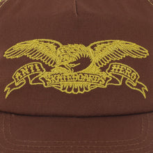 Load image into Gallery viewer, Anti-Hero - Basic Eagle Snapback in Brown/Mustard
