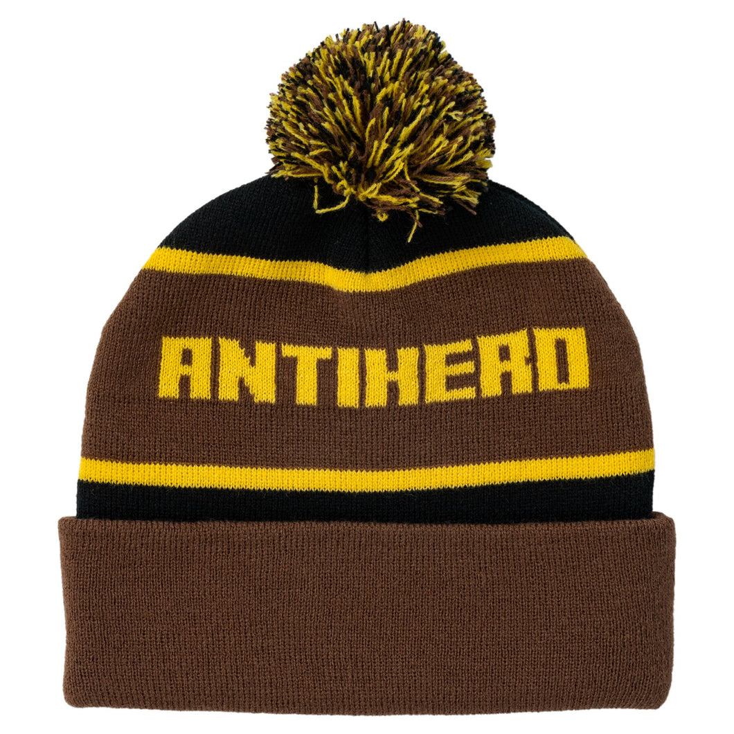 Anti-Hero - Ice cold Palm Beanie in Black/Brown/Gold