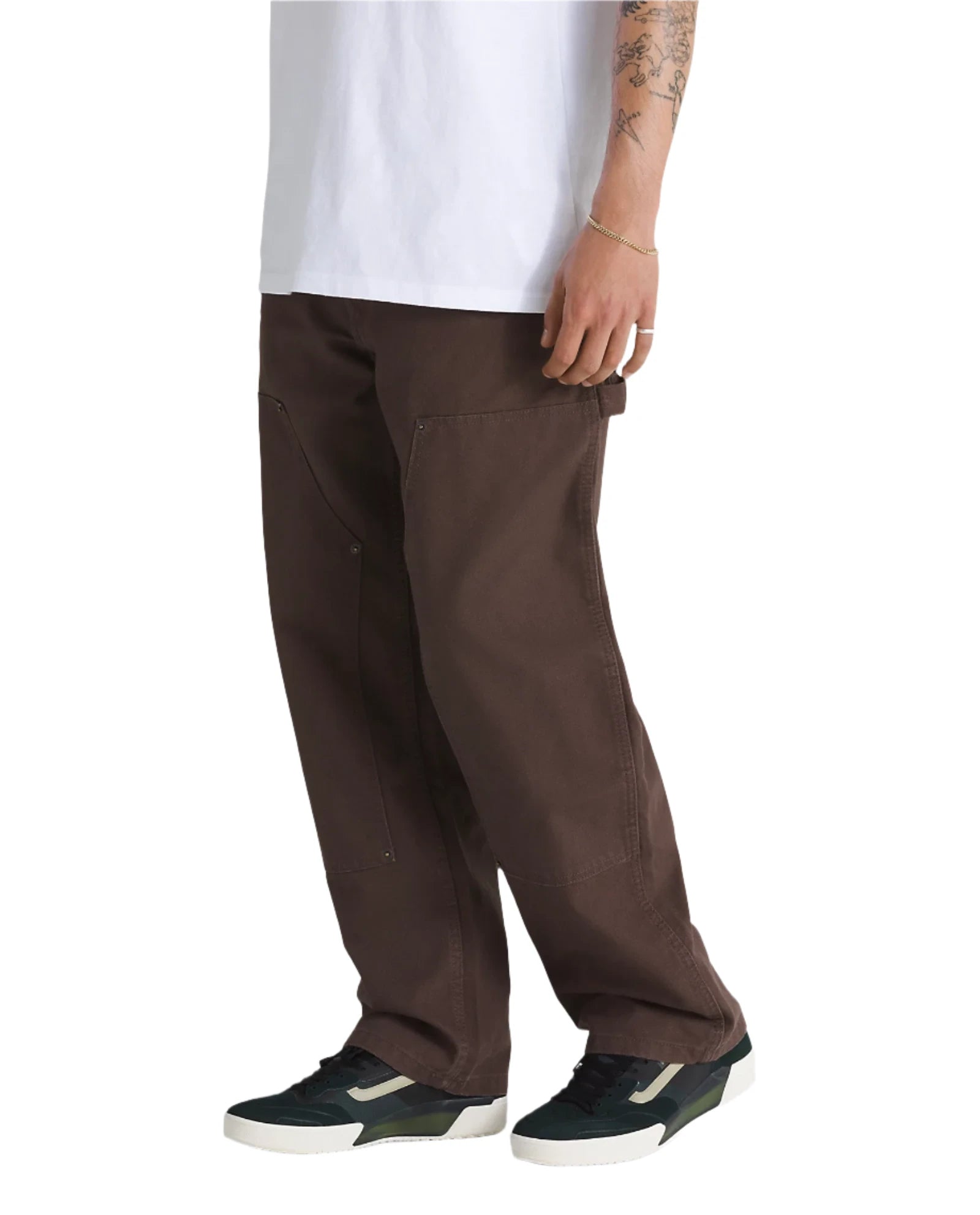 Vans - Ave Skate Drill Chore Loose Carpenter Pants in Chocolate