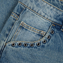 Load image into Gallery viewer, Dime - Classic Relaxed Denim Pants in Sandblasted Indigo
