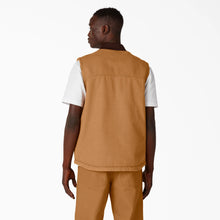 Load image into Gallery viewer, Dickies - Lined Duck Vest in Stonewashed Brown

