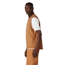 Load image into Gallery viewer, Dickies - Lined Duck Vest in Stonewashed Brown
