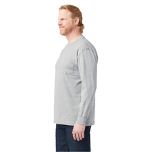 Load image into Gallery viewer, Dickies - Heavyweight Long Sleeve Pocket T-Shirt in Heather Grey
