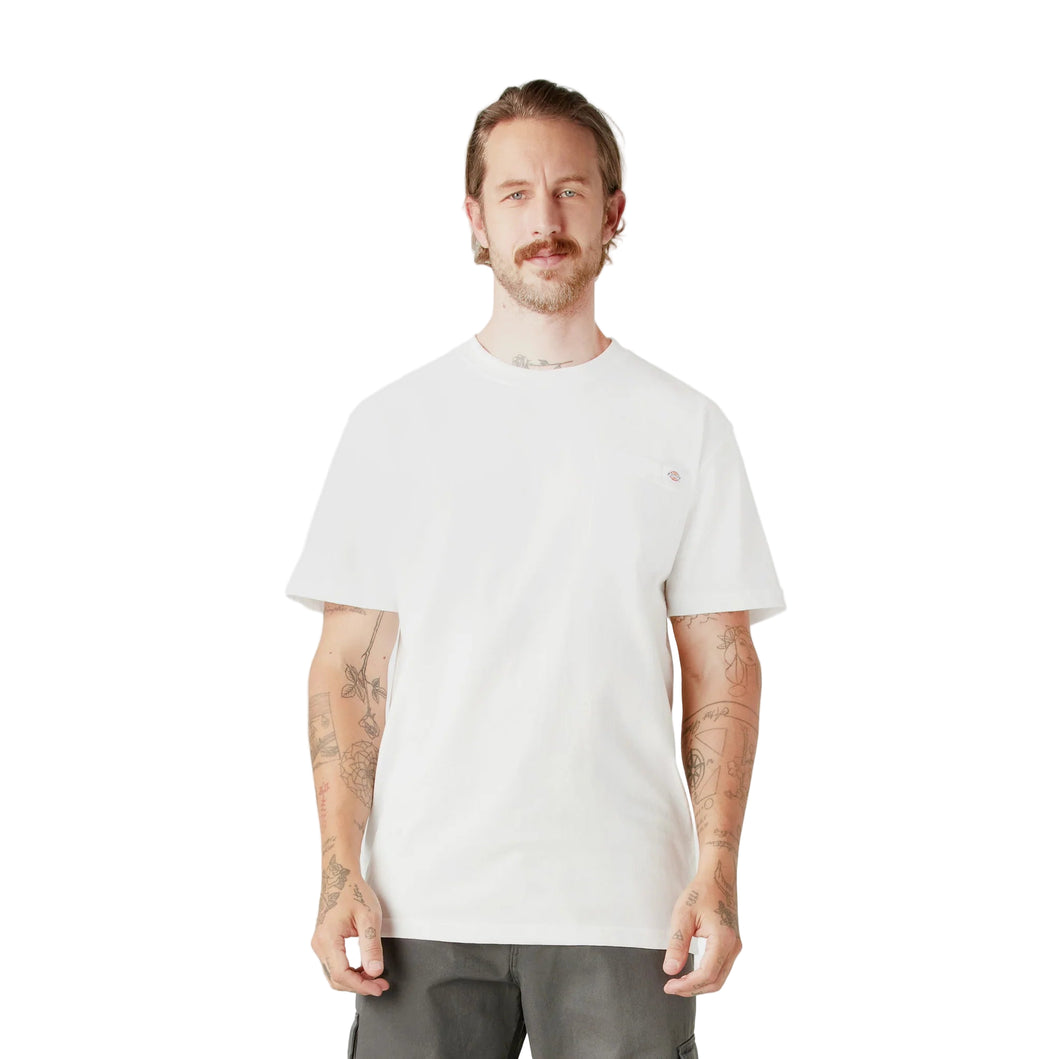 Dickies - Heavyweight Short Sleeve Pocket T-Shirt in White