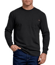 Load image into Gallery viewer, Dickies - Heavyweight Long Sleeve Pocket T-Shirt in Black
