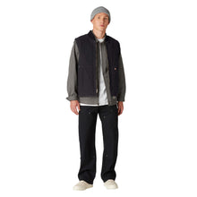 Load image into Gallery viewer, Dickies - Lined Duck Vest in Stonewashed Black
