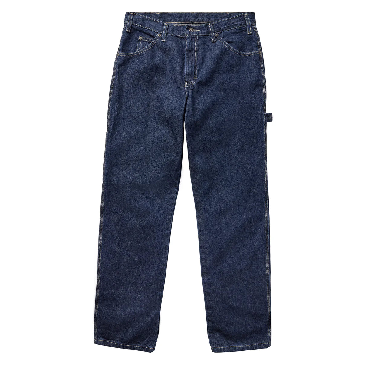 Dickies - Relaxed Fit Carpenter Jeans in Rinsed Indigo Blue