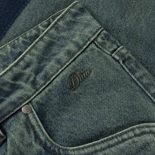 Load image into Gallery viewer, Dime - Baggy Denim Pants in Distressed Green
