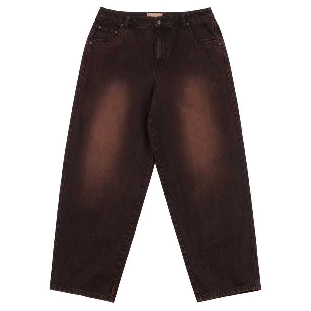 Dime - Classic Baggy Denim Pants in Sandblasted Copper