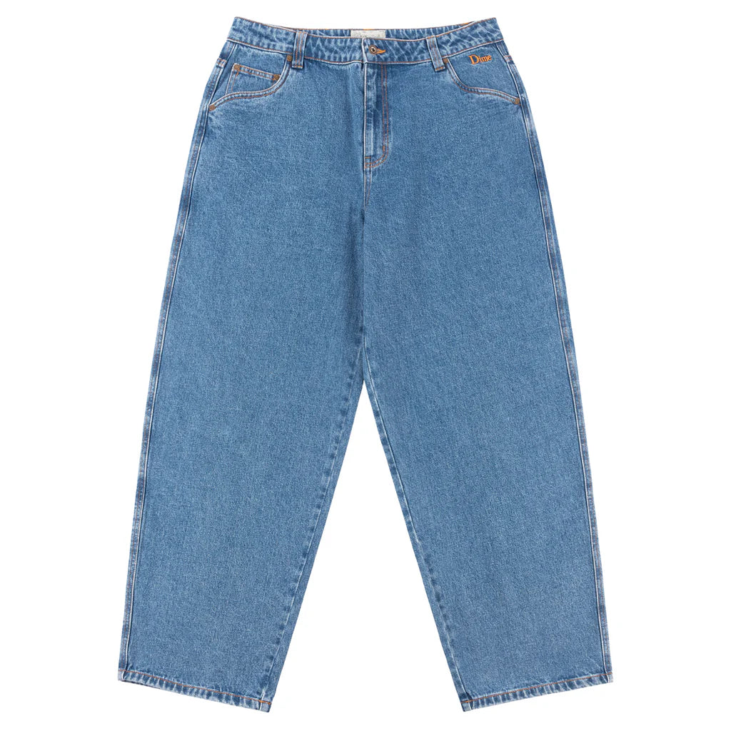 Dime - Classic Baggy Denim Pants in Indigo Washed