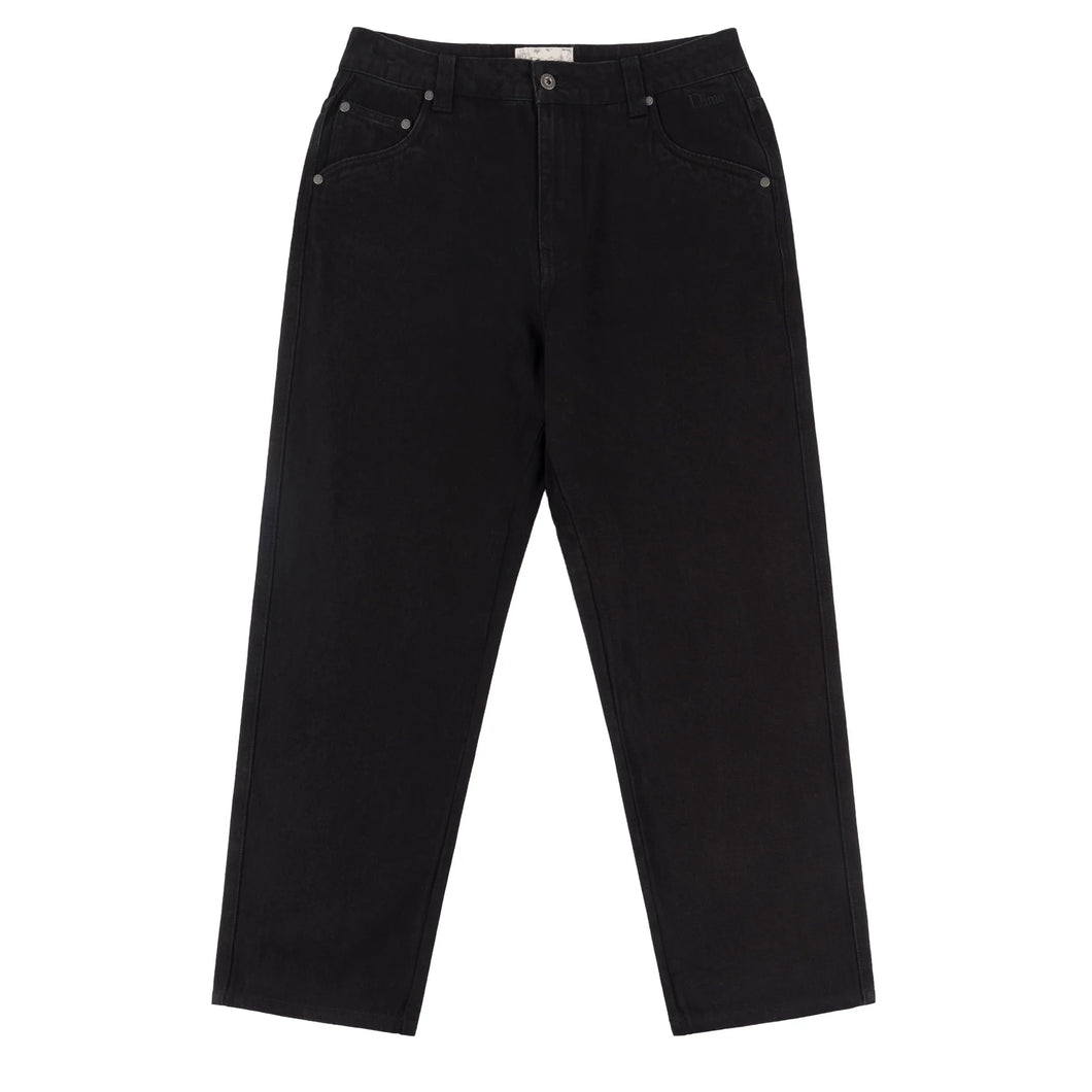 Dime - Classic Relaxed Denim Pants in Black