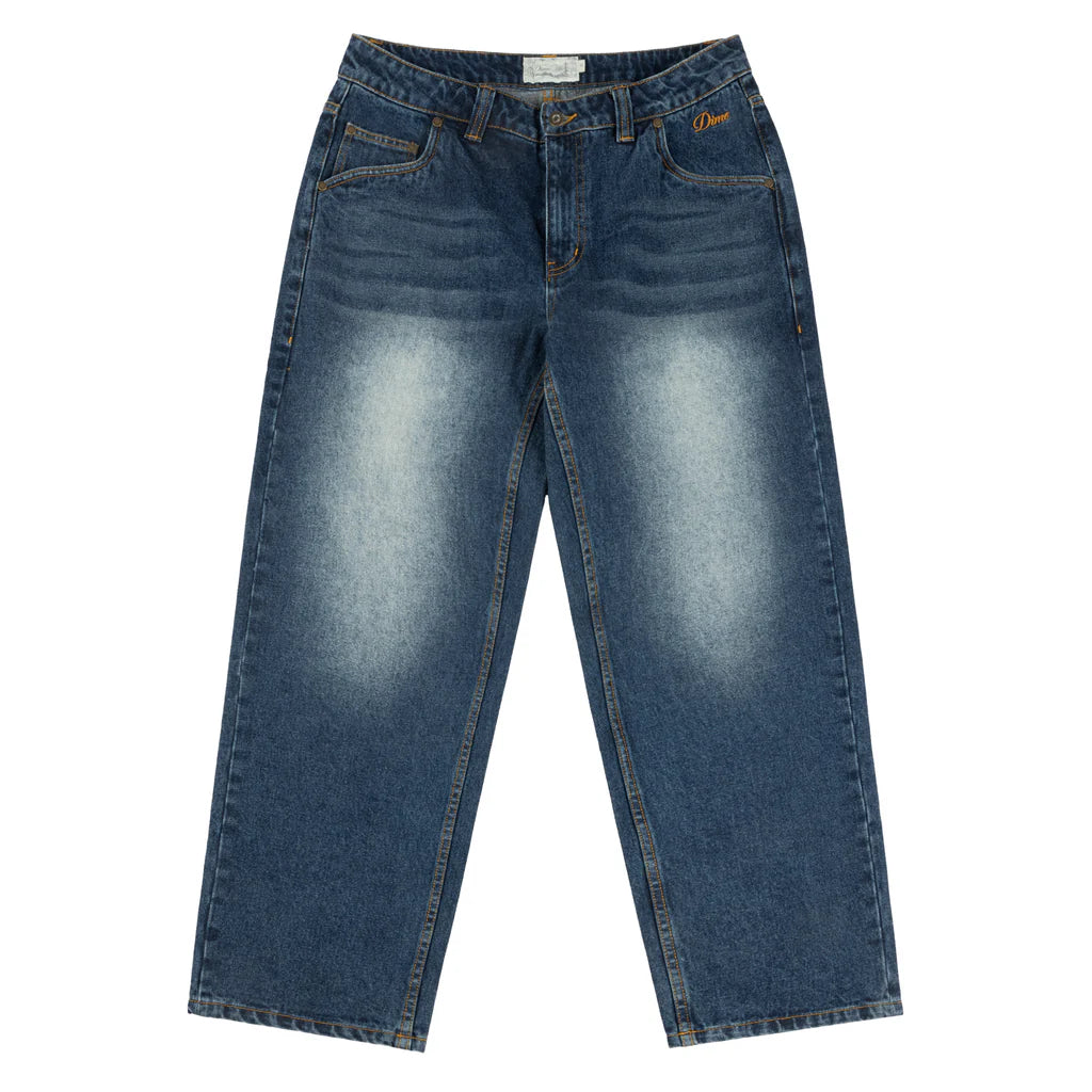 Dime - Classic Relaxed Denim Pants in Faded Indigo