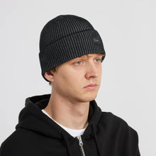 Load image into Gallery viewer, Dime - Classic Rib Beanie in Black/Charcoal
