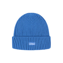 Load image into Gallery viewer, Dime - Cursive Fold Beanie in Sky Blue
