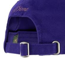 Load image into Gallery viewer, Dime - Cursive Lo Pro Cap in Purple/Black
