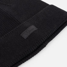 Load image into Gallery viewer, Dime - Cursive Rib Beanie in Black
