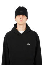 Load image into Gallery viewer, Dime - Cursive Rib Beanie in Black
