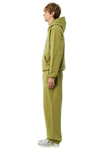 Load image into Gallery viewer, Dime - Cursive Small Logo hoodie in Gold Olive
