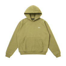 Load image into Gallery viewer, Dime - Cursive Small Logo hoodie in Gold Olive
