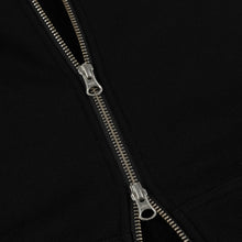Load image into Gallery viewer, Dime - Cursive Zip Hoodie in Black
