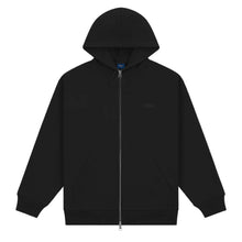 Load image into Gallery viewer, Dime - Cursive Zip Hoodie in Black
