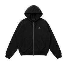 Load image into Gallery viewer, Dime - Cursive Small Logo Zip Hoodie in Black
