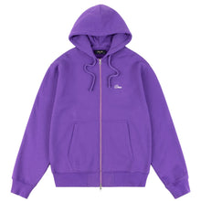 Load image into Gallery viewer, Dime - Cursive Zip Hoodie in Dark Purple
