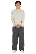 Load image into Gallery viewer, Dime - Jacquard LS Polo in Beige
