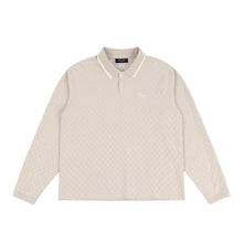 Load image into Gallery viewer, Dime - Jacquard LS Polo in Beige
