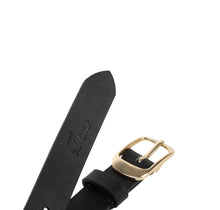 Load image into Gallery viewer, Dime - Dress Leather Belt in Black
