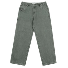 Load image into Gallery viewer, Dime - Classic Relaxed Denim Pants in Faded Green
